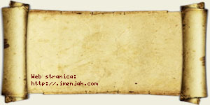 Isidora Prokopović vizit kartica